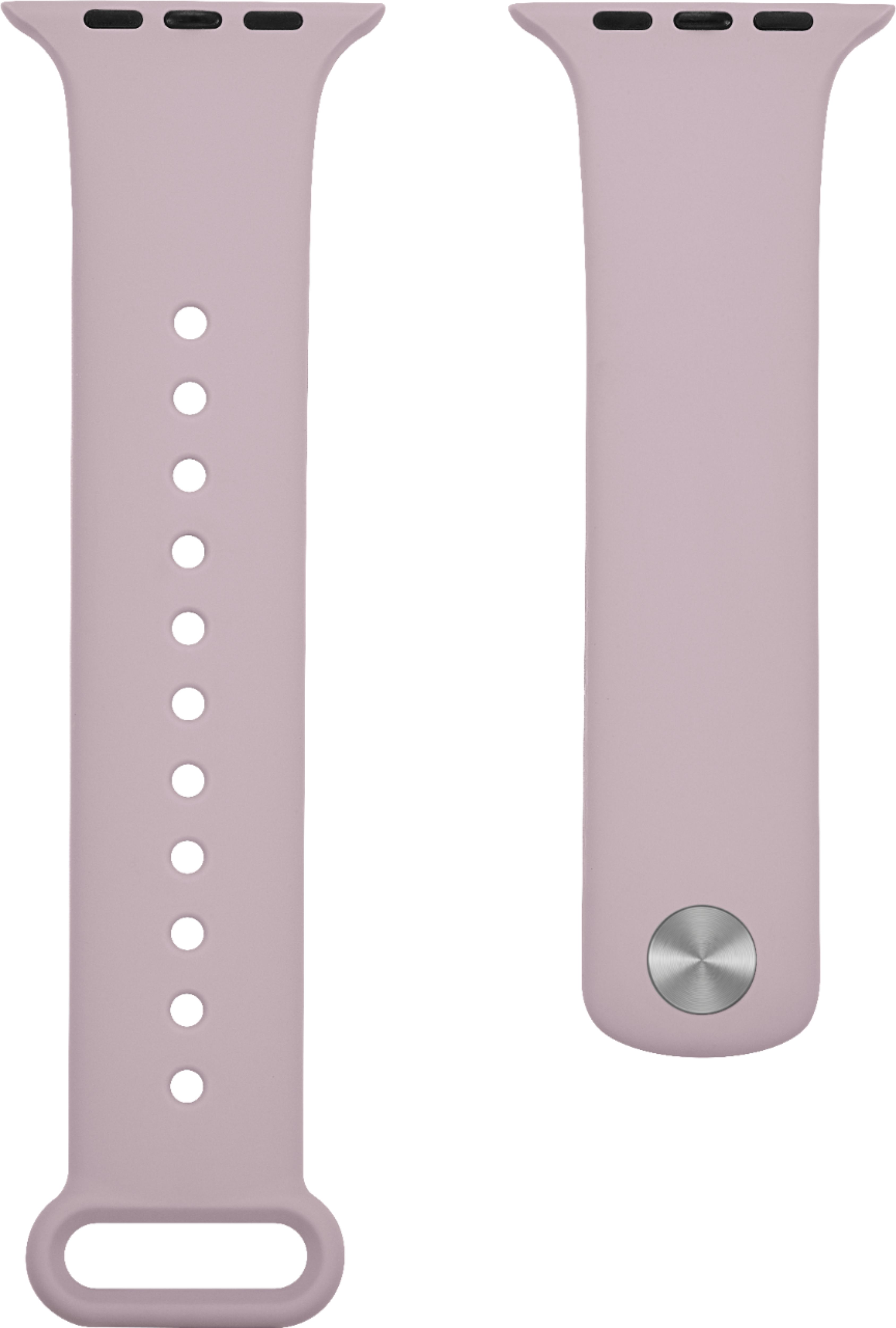 Best Buy: Modal™ Silicone Watch Band for Apple Watch 42, 44, 45mm (Series  1-8) and Apple Watch Ultra 49mm Soft pink MD-AWBSSP44
