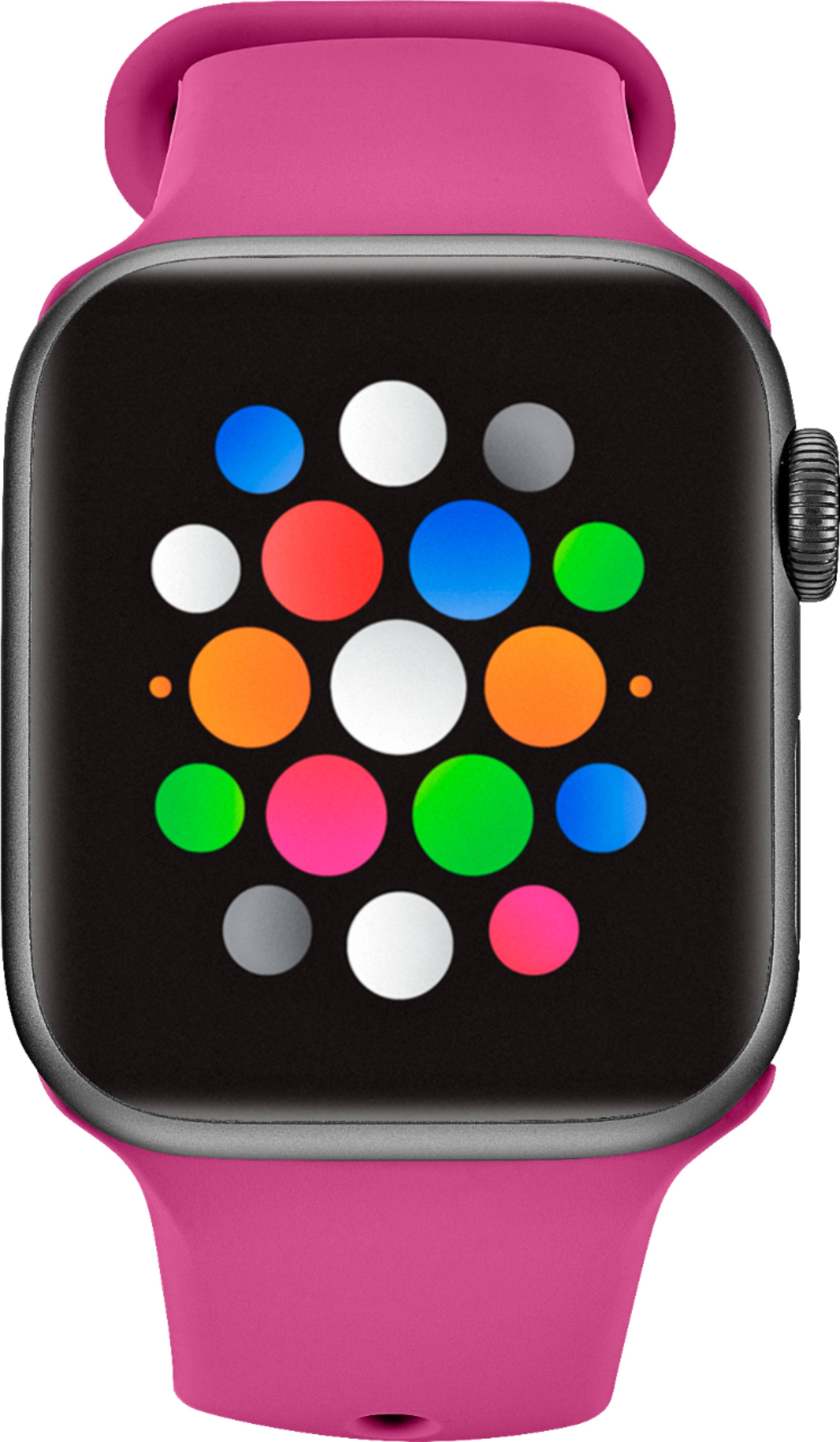 Alt View 14. Modal™ - Silicone Band for Apple Watch 38mm, 40mm, 41mm and Apple Watch Series 8 41mm - Pink.