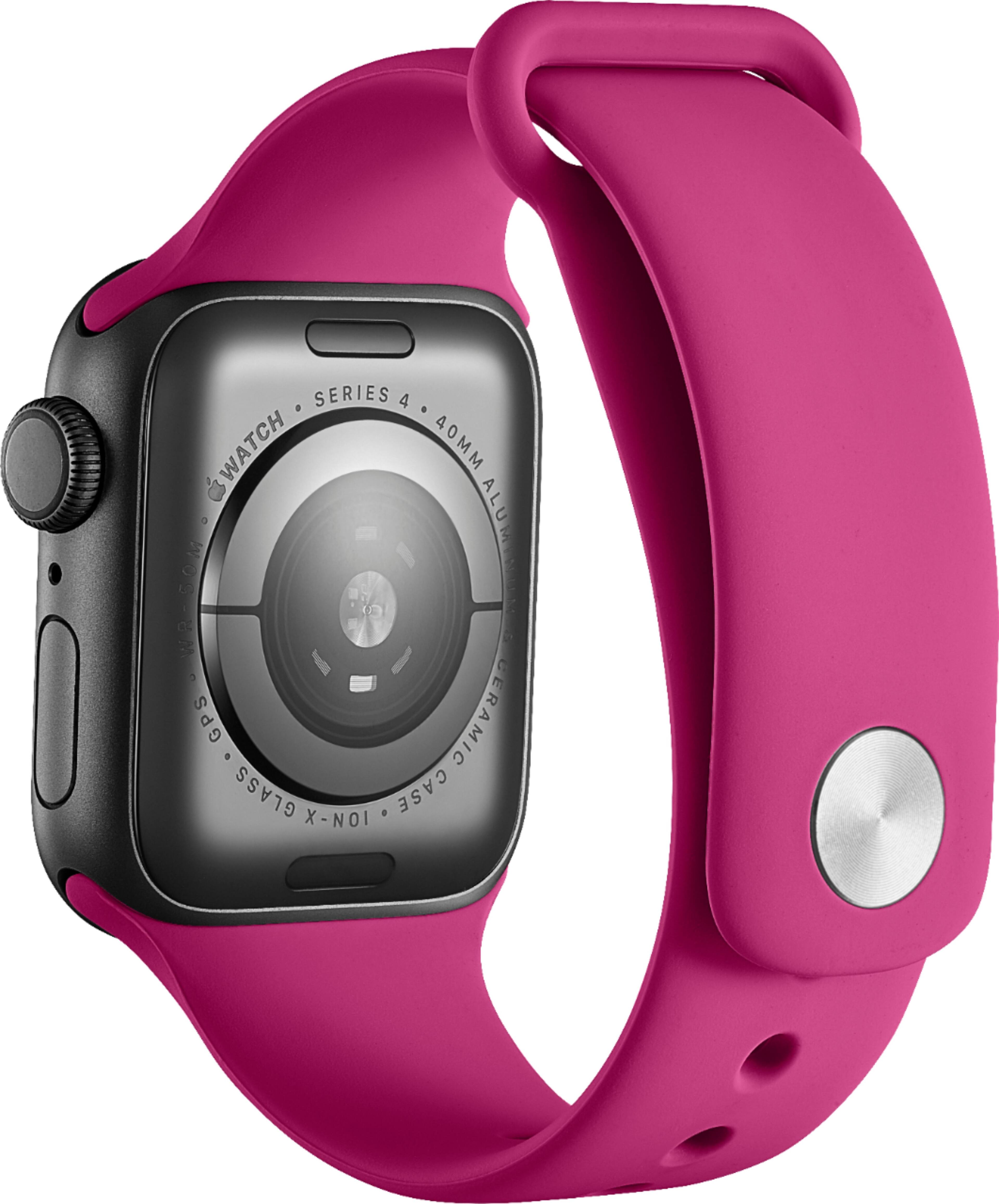 Alt View 15. Modal™ - Silicone Band for Apple Watch 38mm, 40mm, 41mm and Apple Watch Series 8 41mm - Pink.