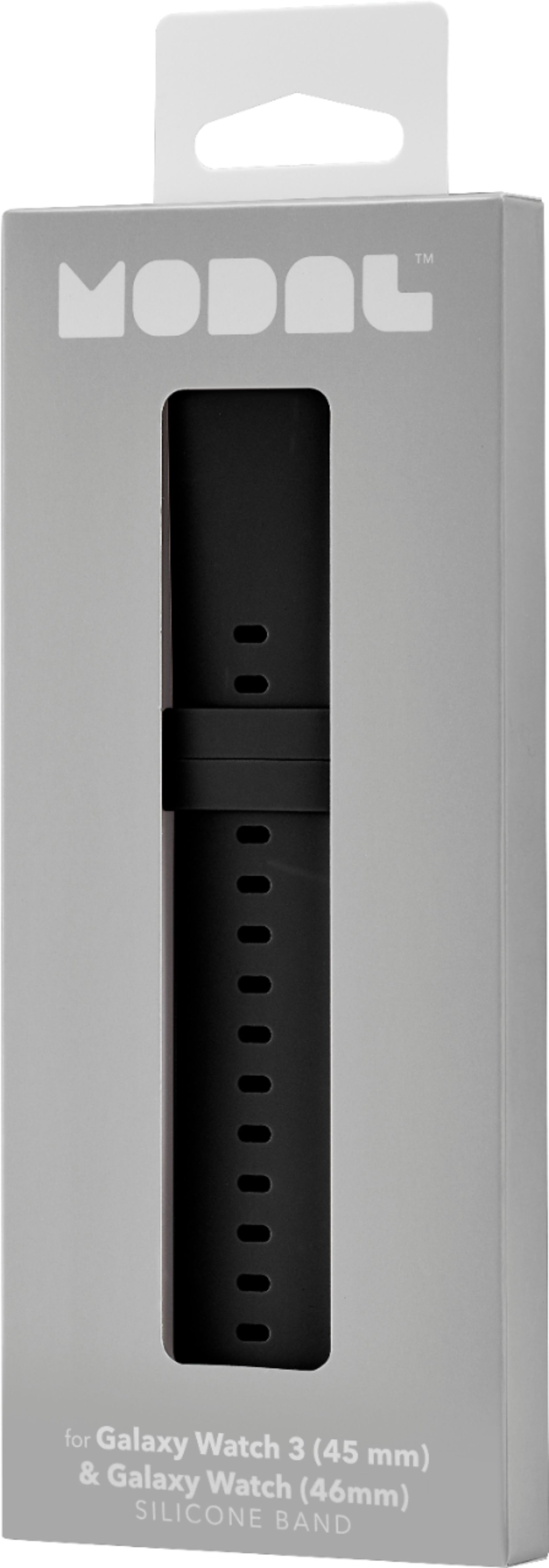 Modal™ Silicone Watch Band for Galaxy Watch3 (45mm) Black MD-SGB22SBLK ...