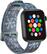 Angle. Modal™ - Woven Nylon Watch Band for Apple Watch 38mm, 40mm, 41mm and Apple Watch Series 8 41mm - Gray/Snowflakes.