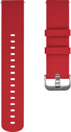 Alt View 11. Modal™ - Silicone Watch Band for Galaxy Watch3 (45mm) and Galaxy Watch (46mm) - Candy Apple Red.