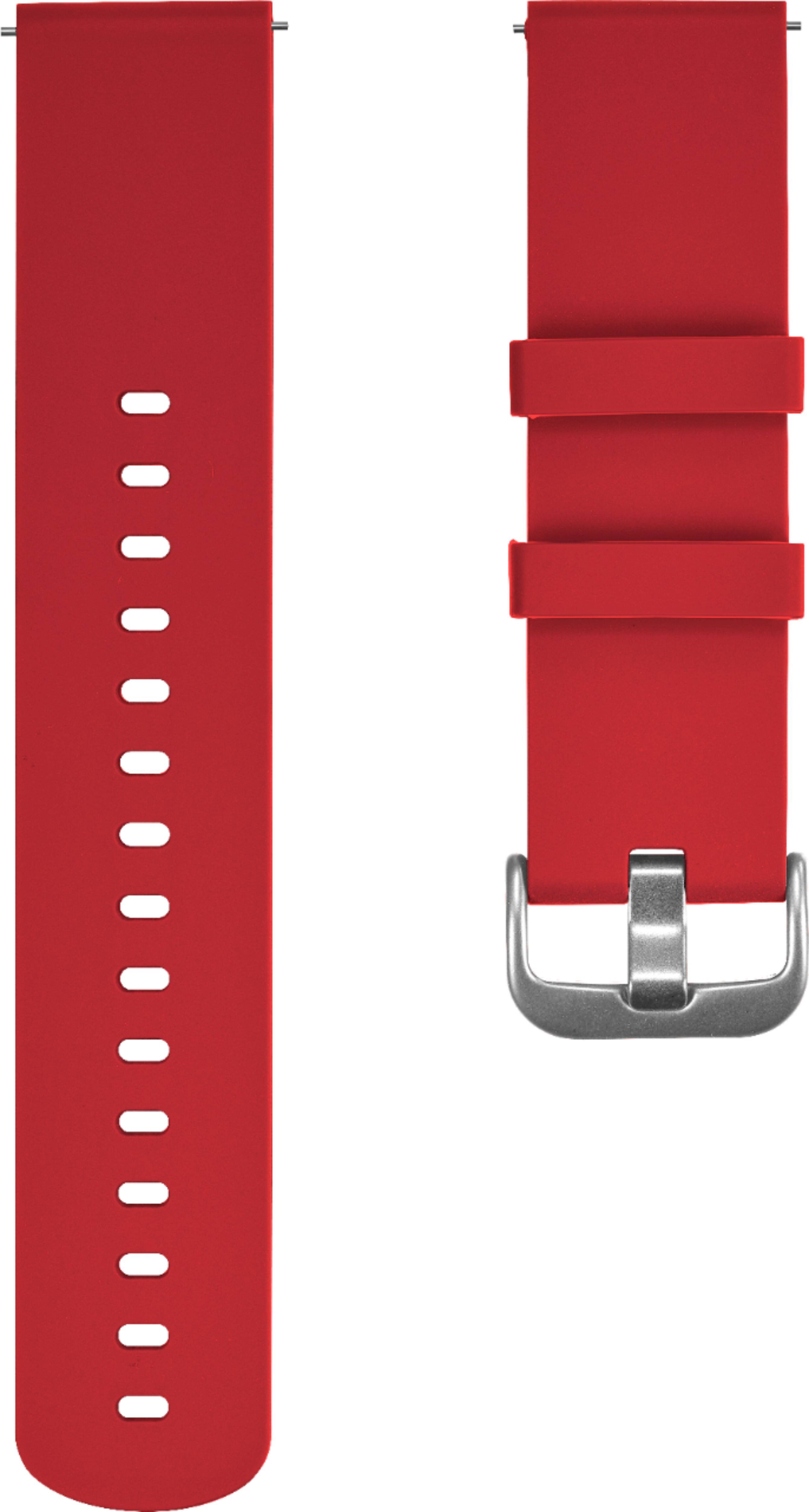 Alt View 11. Modal™ - Silicone Watch Band for Galaxy Watch3 (45mm) and Galaxy Watch (46mm) - Candy Apple Red.