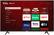 Front. TCL - 55” Class 4 Series 4K UHD Smart Roku TV - Black.