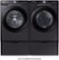 Alt View Zoom 14. Samsung - 4.5 Cu. Ft. High Efficiency Stackable Smart Front Load Washer with Vibration Reduction Technology+ - Black Stainless Steel.