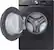 Alt View 19. Samsung - 4.5 Cu. Ft. High Efficiency Stackable Smart Front Load Washer with Vibration Reduction Technology+ - Black Stainless Steel.