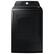 Front. Samsung - 7.4 Cu. Ft. Gas Dryer with Sensor Dry - Brushed Black.