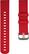 Angle. Modal™ - Silicone Watch Band for Samsung Galaxy Watch, Galaxy Watch3, Galaxy Watch4, Galaxy Active, and Galaxy Active 2 - Candy Apple Red.
