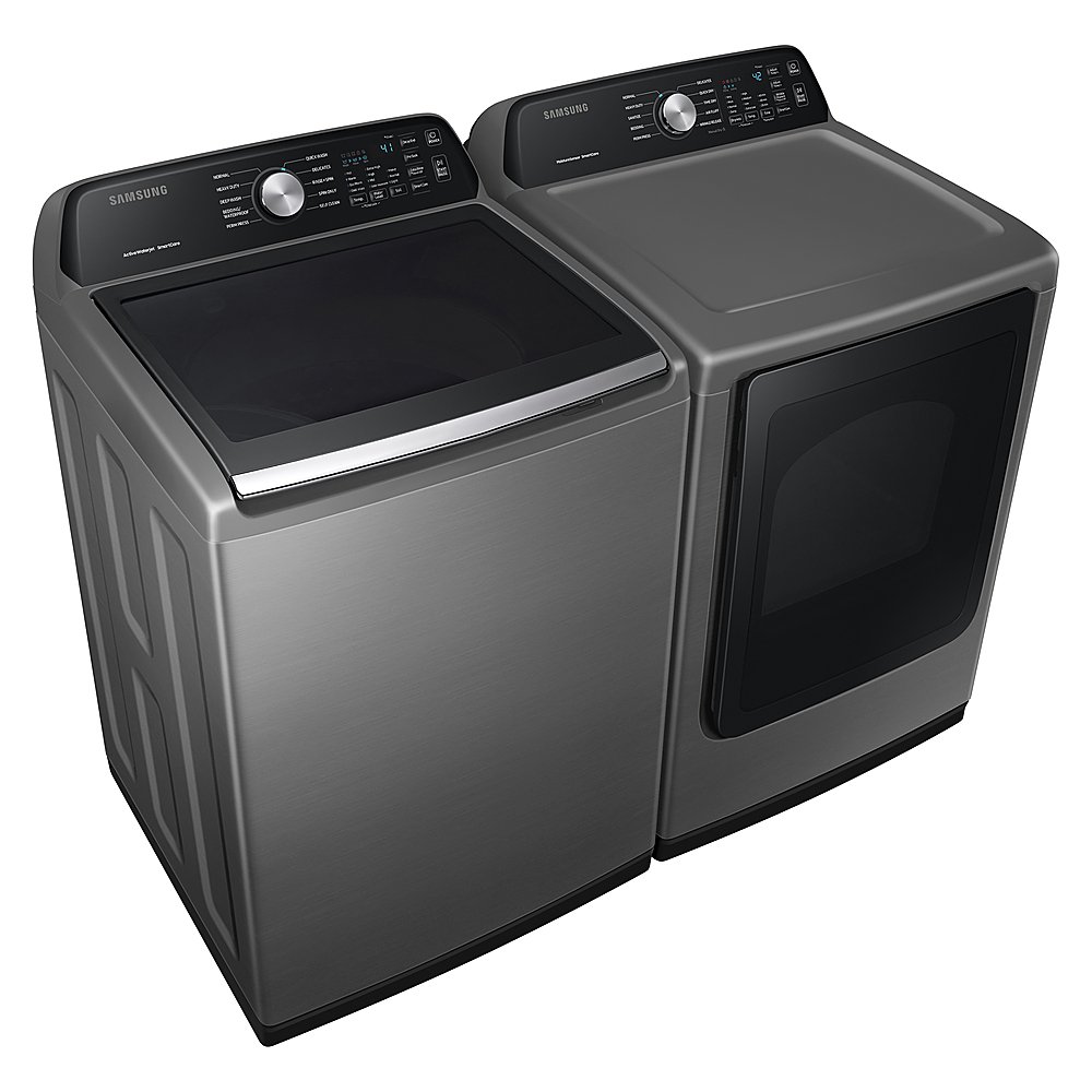 Zoom in on Alt View Zoom 16. Samsung - 7.4 Cu. Ft. Gas Dryer with Sensor Dry - Platinum.