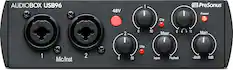 Front. PreSonus - AudioBox USB 96 (25th Anniversary Edition) - Black.