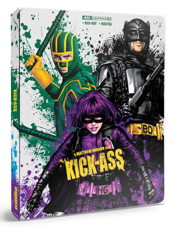 Kick-Ass [SteelBook] [4K Ultra HD Blu-ray/Blu-ray] [Includes Digital Copy] [Only @ Best Buy] [2010]