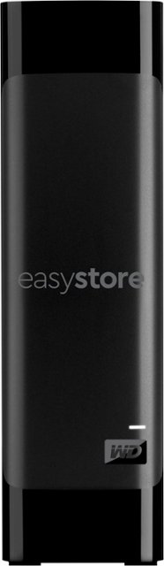 Front Zoom. WD - easystore 18TB External USB 3.0 Hard Drive - Black.