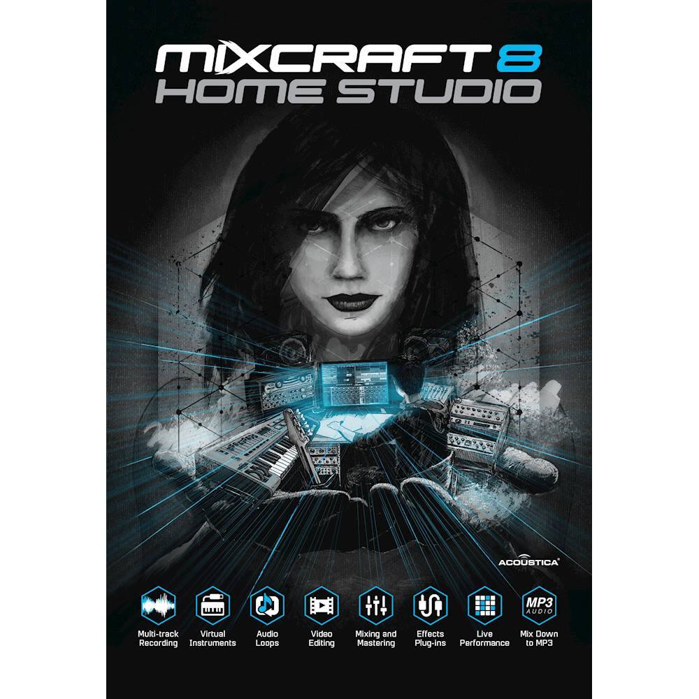 Front. Acoustica - Mixcraft 8 Home Studio.