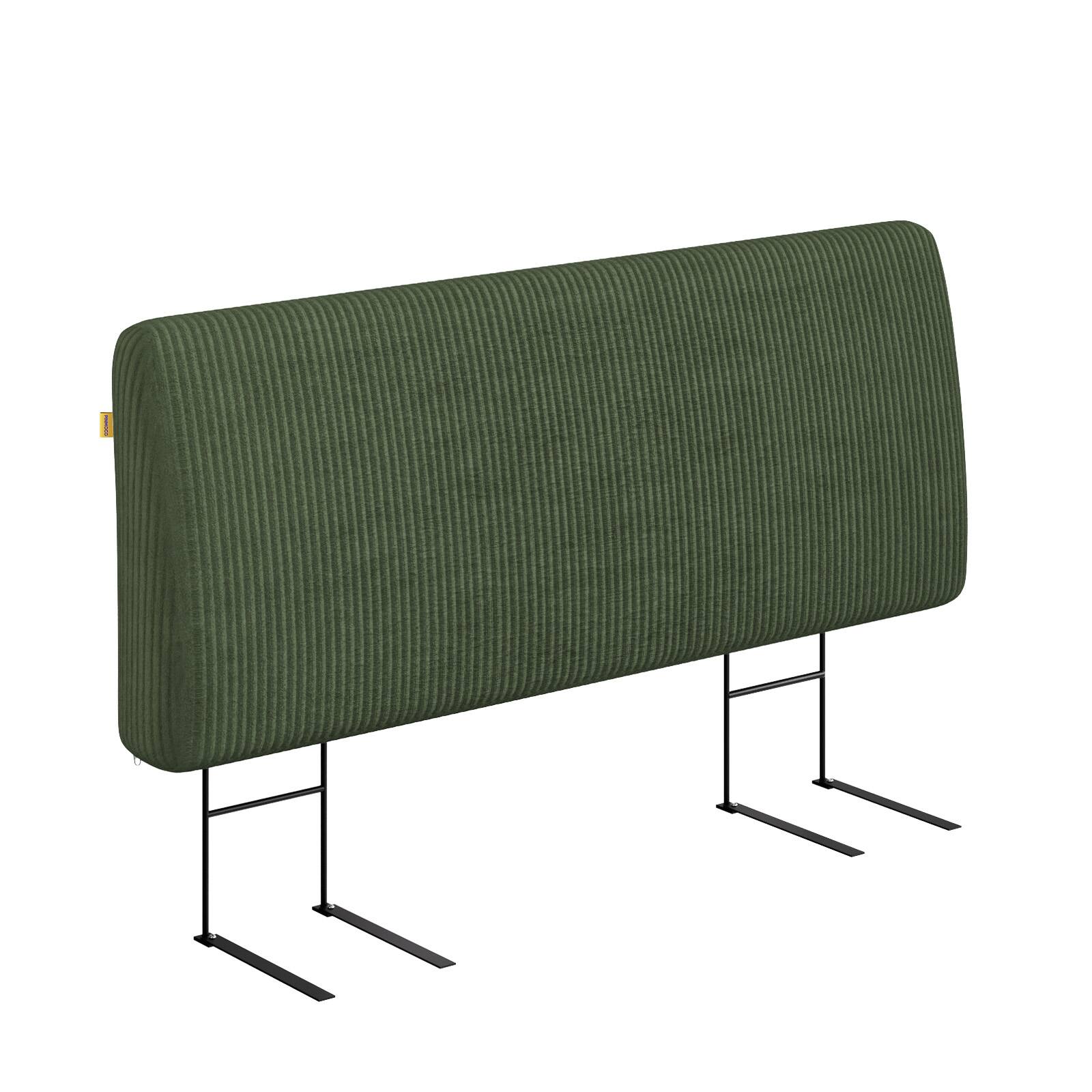Alt View 4. Pinmoco - 6.3“ Thickness Upholstered Headboard Ergonomic Design Headboard - Green.