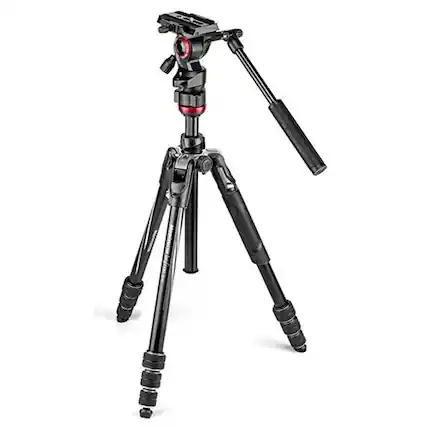 Front. Manfrotto - Manfrotto Befree Live Tripod with Befree Live Fluid Head.