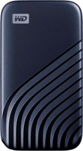 WD - My Passport 1TB External USB Type-C Portable Solid State Drive - Blue