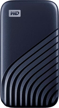 WD My Passport 1TB External USB Type C Portable SSD Blue WD My Passport 1TB External USB Type C Portable SSD Blue