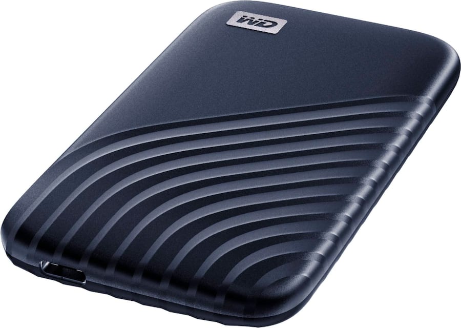 WD My Passport 1TB External USB Type C Portable SSD Blue WD My Passport 1TB External USB Type C Portable SSD Blue
