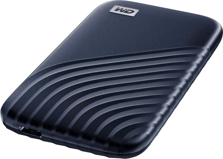 Alt View 14. WD - My Passport 1TB External USB Type-C Portable SSD - Blue.