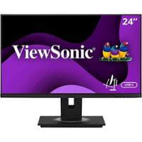 ViewSonic - VG2456 24" IPS LED FHD Monitor (DisplayPort, HDMI, USB) - Black - Front_Zoom