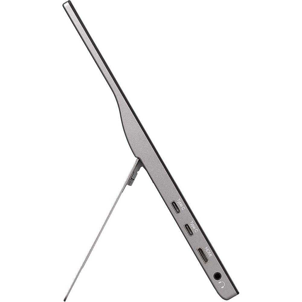 Alt View 1. ViewSonic - VG1655 15.6 LCD FHD Monitor (DisplayPort USB, HDMI) - Silver.