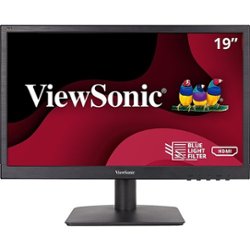 ViewSonic - 18.5 LCD Monitor (DisplayPort VGA, HDMI) - Black - Front_Zoom