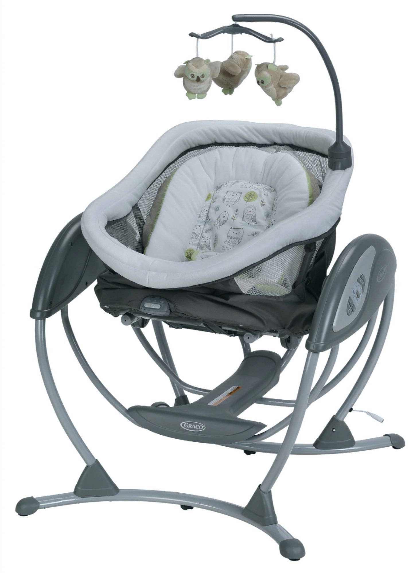 Angle View: Fisher-Price Infant-to-Toddler Rocker - Pacific Pebble, Baby Seat