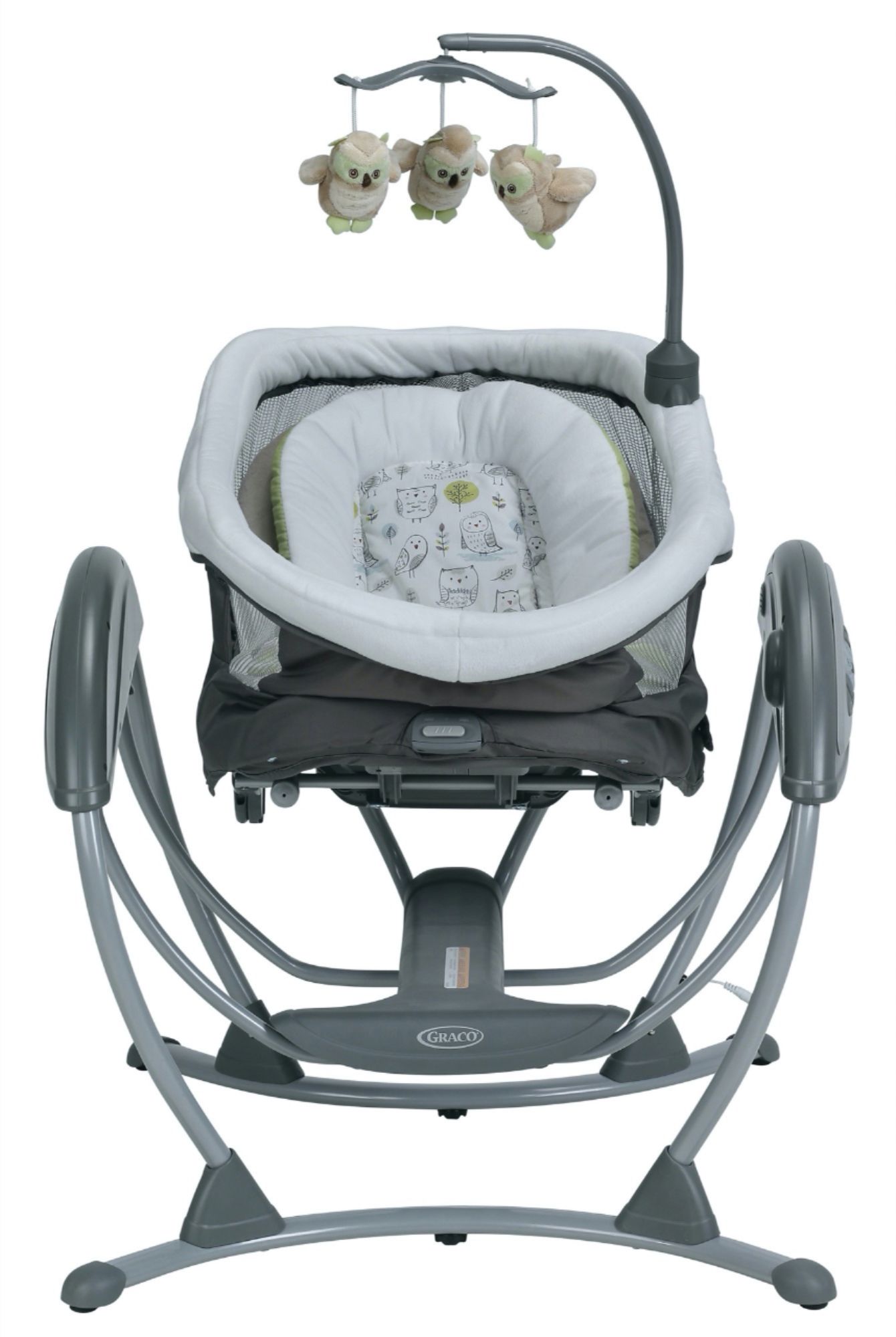 Left View: Fisher-Price Infant-to-Toddler Rocker - Pacific Pebble, Baby Seat