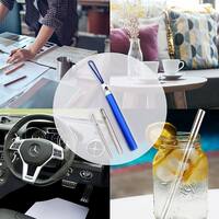 METALSTR - Stainless Steel Collapsible Reusable Straw with Bottle Opener - Green - Green - Alt_View_Standard_11