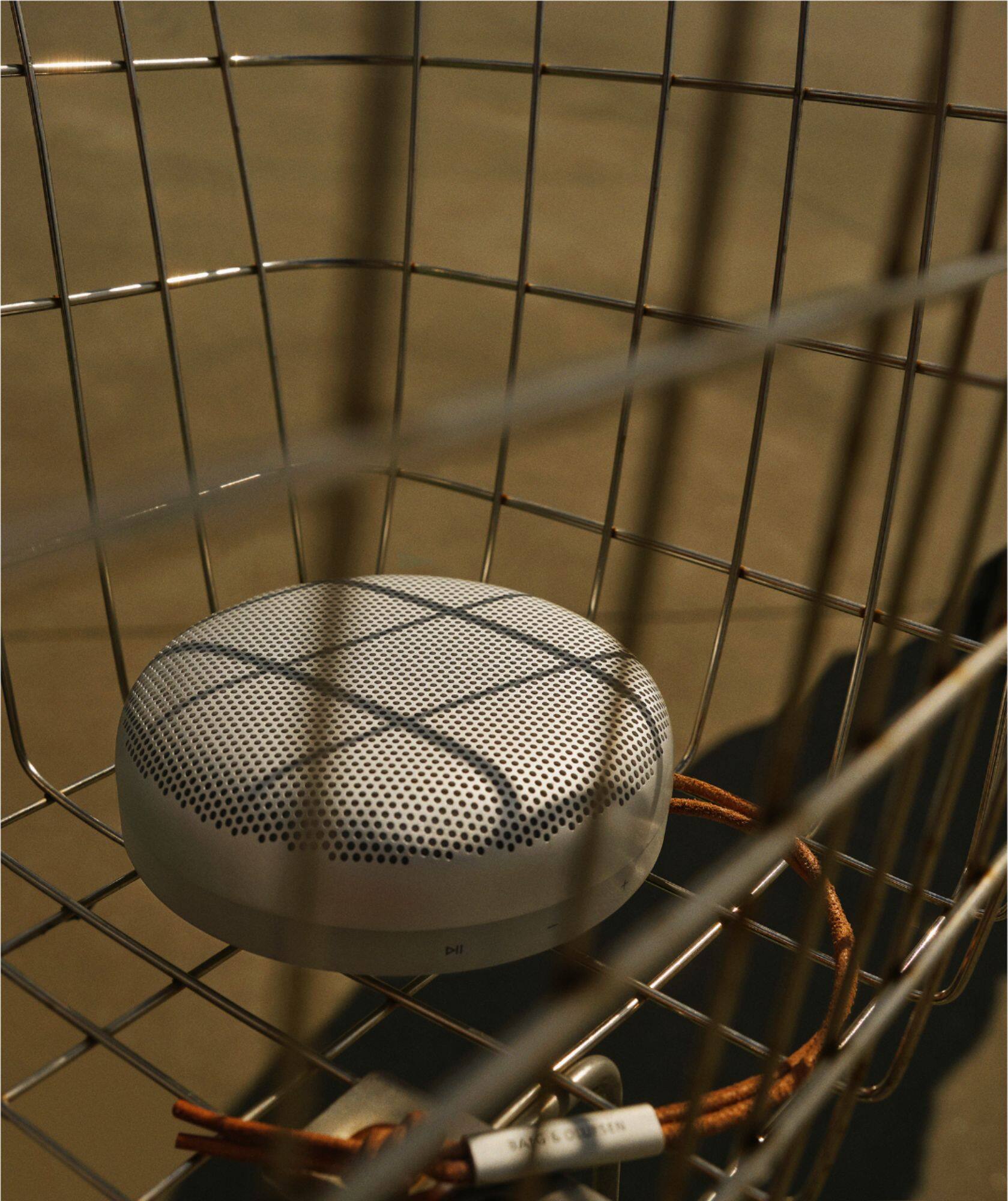Alt View 20. Bang & Olufsen - Beosound A1 2nd Gen Portable Bluetooth Speaker with Voice Assist & Alexa Integration - Grey Mist.