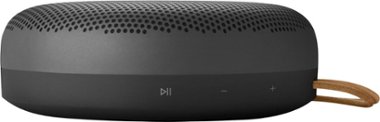 Bang & Olufsen - Beosound A1 2nd Gen Portable Bluetooth Speaker with Voice Assist & Alexa Integration - Black Anthracite - Front_Zoom