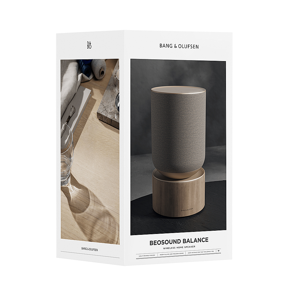 Bang & Olufsen - Beosound Balance Wireless Multiroom Bookshelf Speaker -  Natural Oak