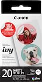 Canon - ZINK Pre-Cut Circle Sticker Paper Pack - White