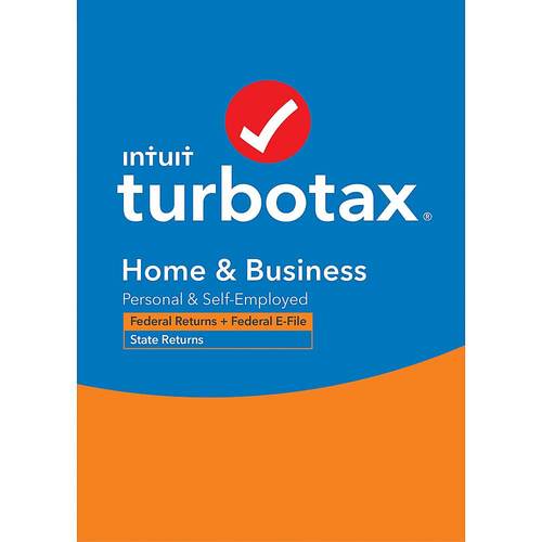 Intuit - TurboTax Home & Business Federal + Efile + State 2020 (1-User) - Mac, Windows
