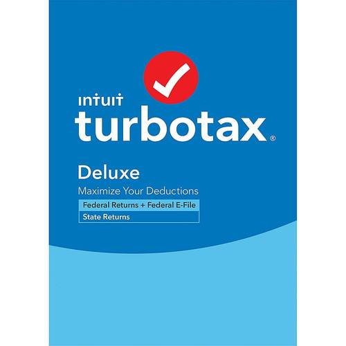 Intuit - TurboTax Deluxe Federal + E-File + State 2020 (1-User) - Mac, Windows