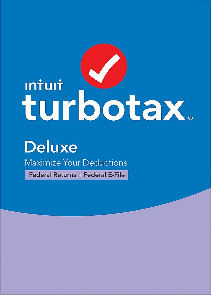 Intuit - TurboTax Deluxe Federal + E-File 2020 (1-User) - Mac, Windows