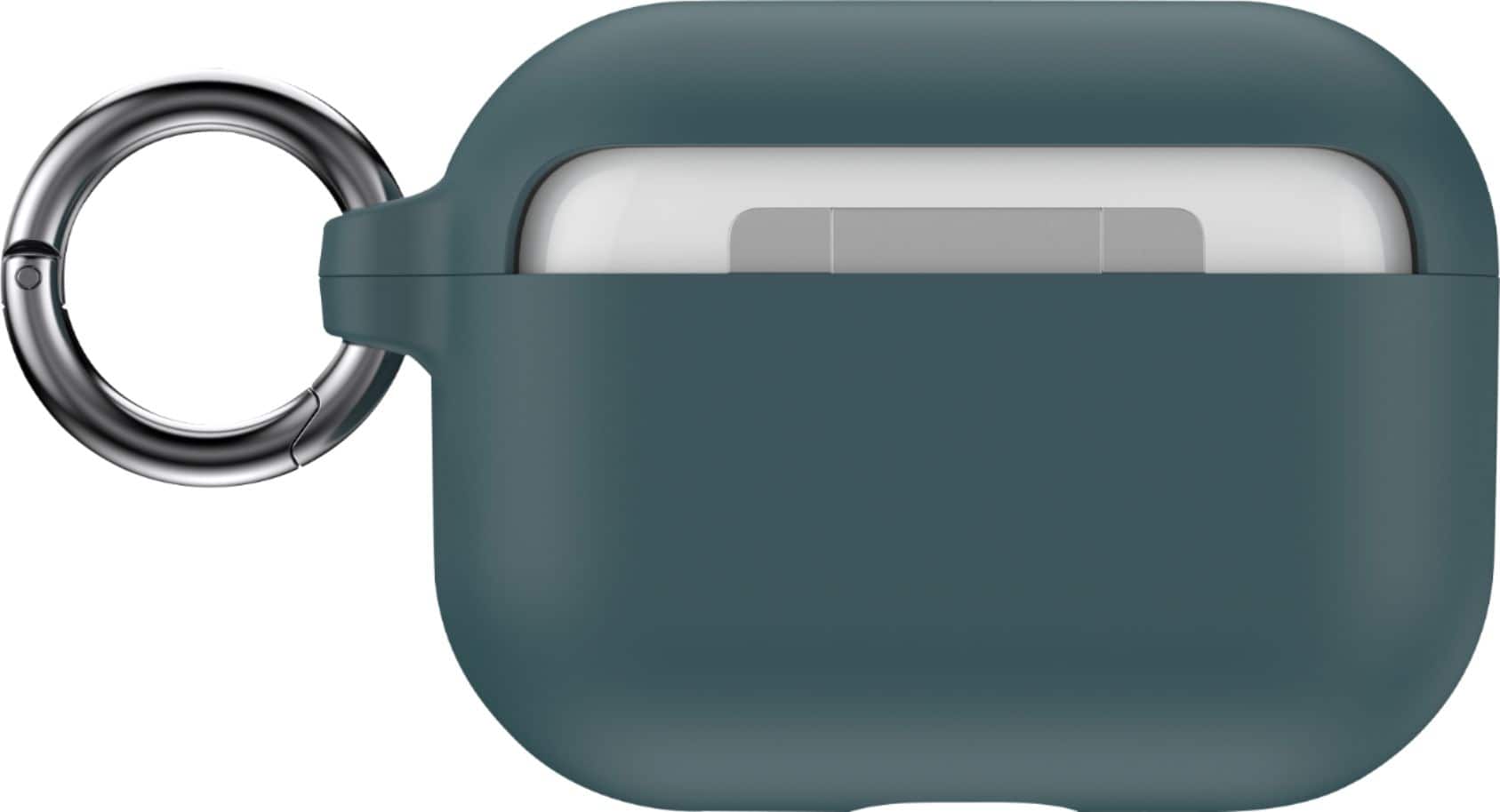 Angle. Speck - Presidio® Pro Case for Apple Airpods - Terrain Green.
