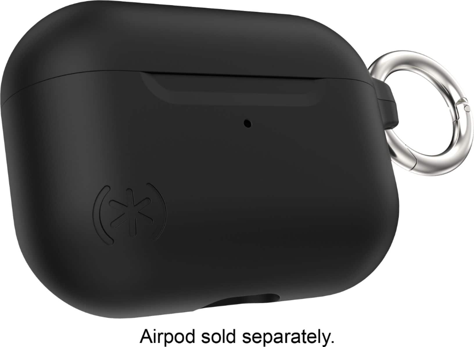Front. Speck - Presidio® Pro Case for Apple Airpods - Black.