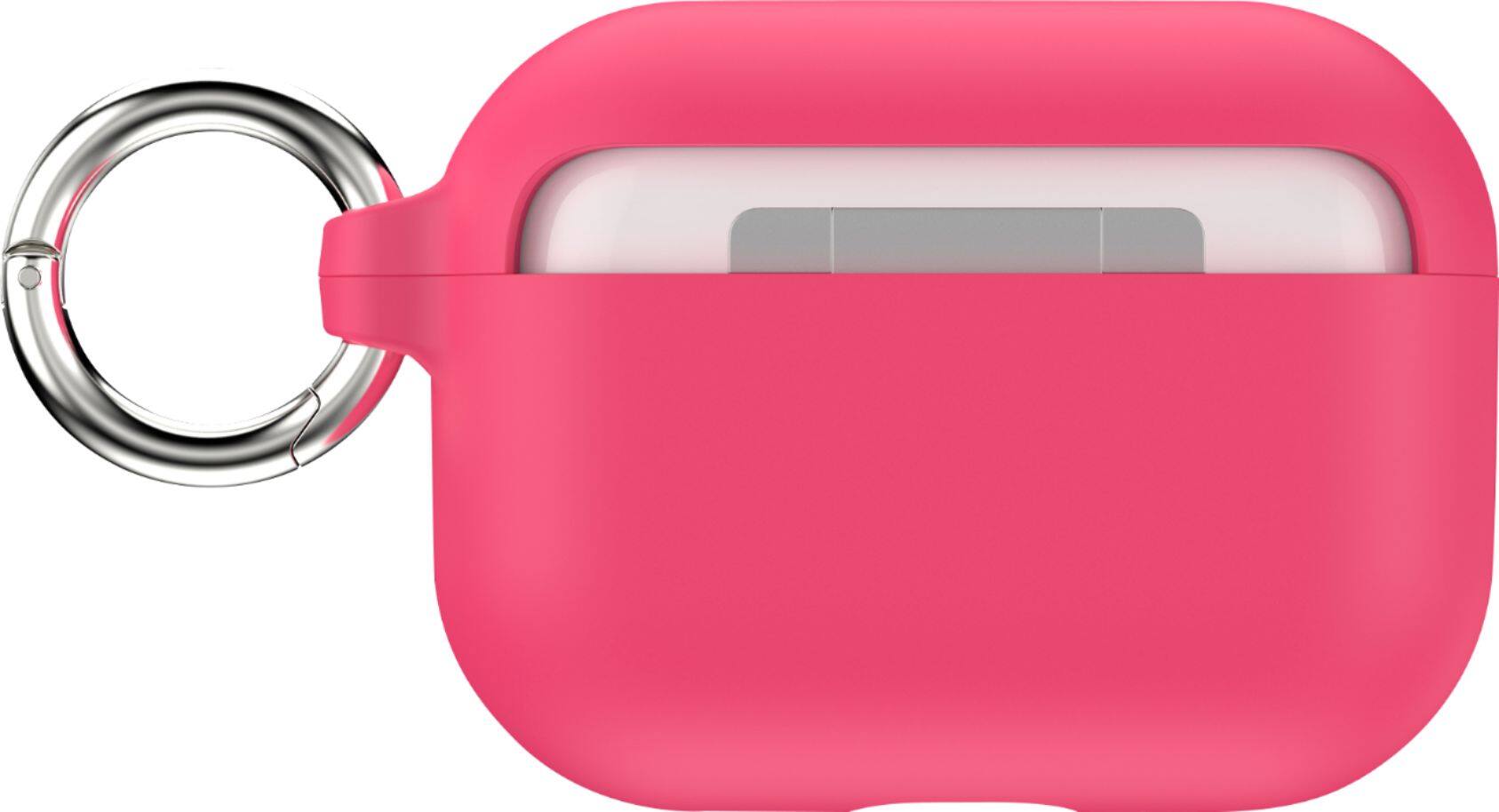 Angle. Speck - Presidio® Pro Case for Apple Airpods - Parrot Pink.