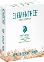 Elementree Sustainable Printer Paper For Everyday Printing and Copying, 8.5 x 11 20lb/ 75gsm 500 Sheets Per Ream (00918) - White - Front_Zoom