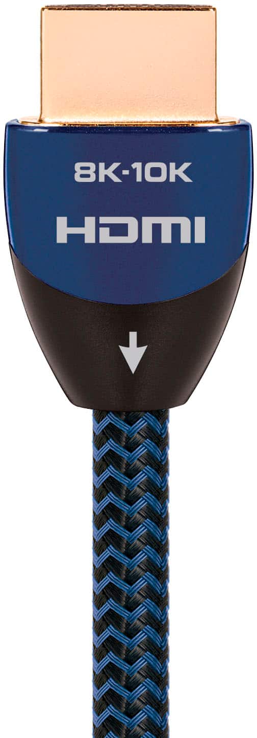 Alt View 12. AudioQuest - Sky 5' 4K-8K-10K 48Gbps HDMI Cable - Blue/Black.