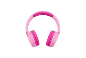 JBL - Kids On-Ear Wireless Headphones - Pink - Front_Zoom