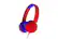 Angle. JBL - Kids On-Ear Wired Headphones - Red.