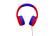 Front. JBL - Kids On-Ear Wired Headphones - Red.