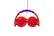 Left. JBL - Kids On-Ear Wired Headphones - Red.