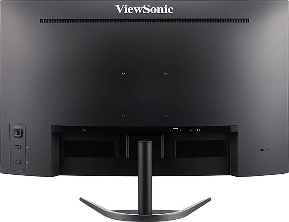 Back View: ViewSonic - 31.5 LCD Monitor (DisplayPort HDMI) - Black