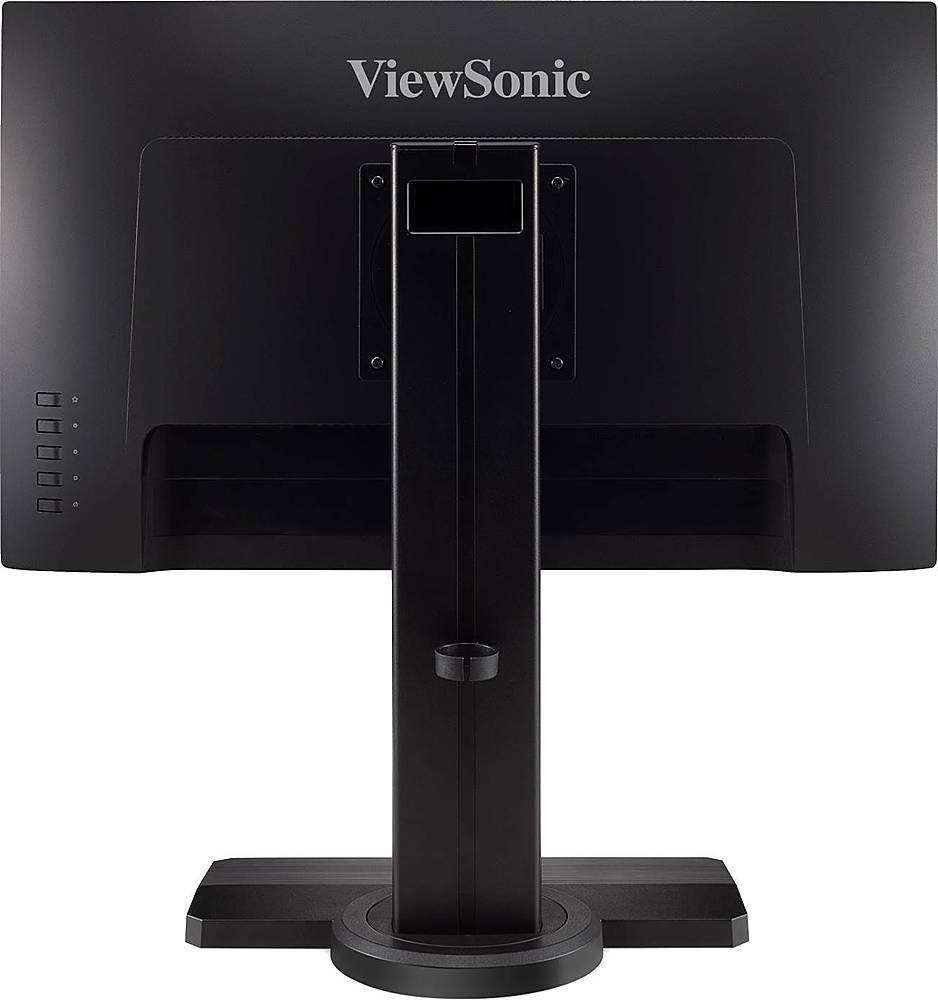 Back View: Dell - 21.5" Full HD WLED LCD Monitor (HDMI, VGA) - Black