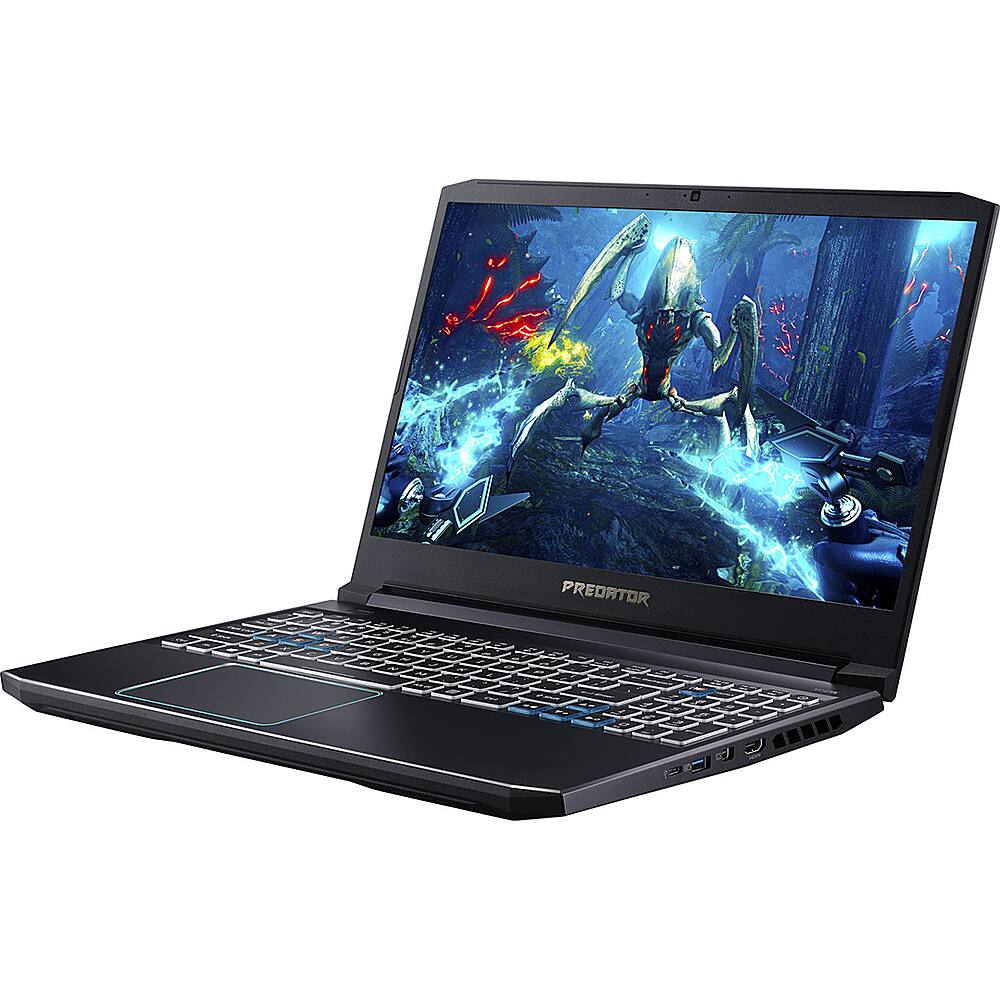 Angle View: Acer - Predator Helios 300 15.6" Refurbished Gaming Laptop - Intel Core i7 - 16GB Memory - 512GB Solid State - Black