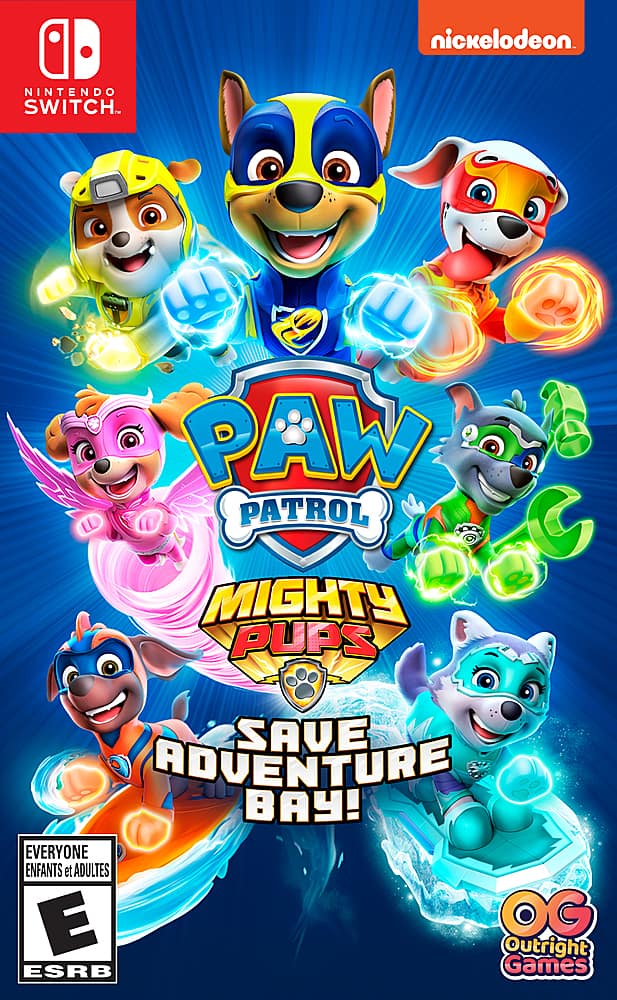 PAW Patrol Mighty Pups Save Adventure Bay - Nintendo Switch - Front_Zoom