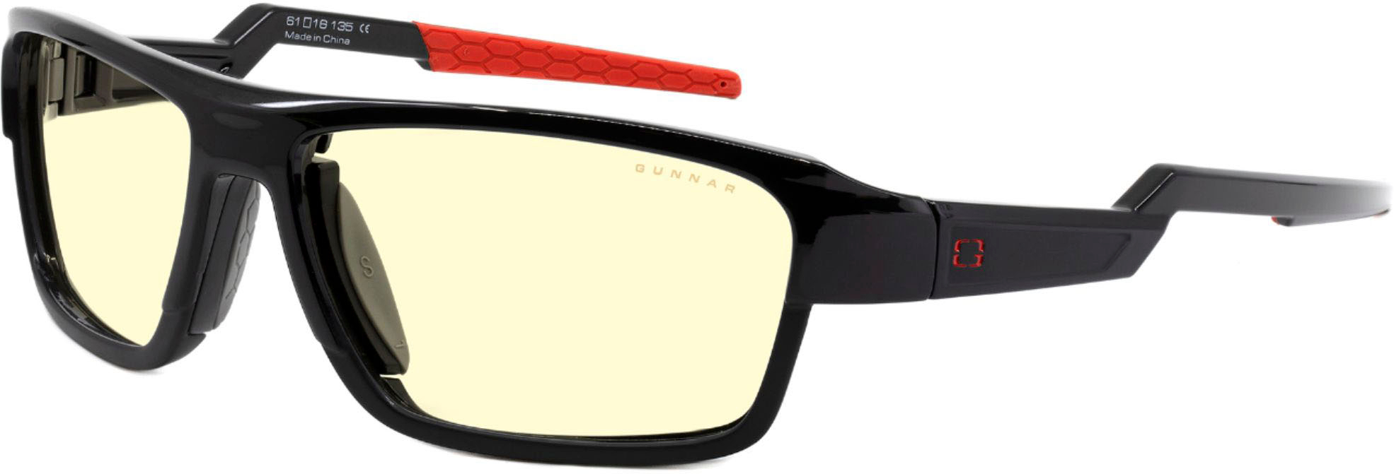 Angle View: GUNNAR - Gaming Glasses for Kids Age 12+  MOBA Razer Edition Onyx - Onyx